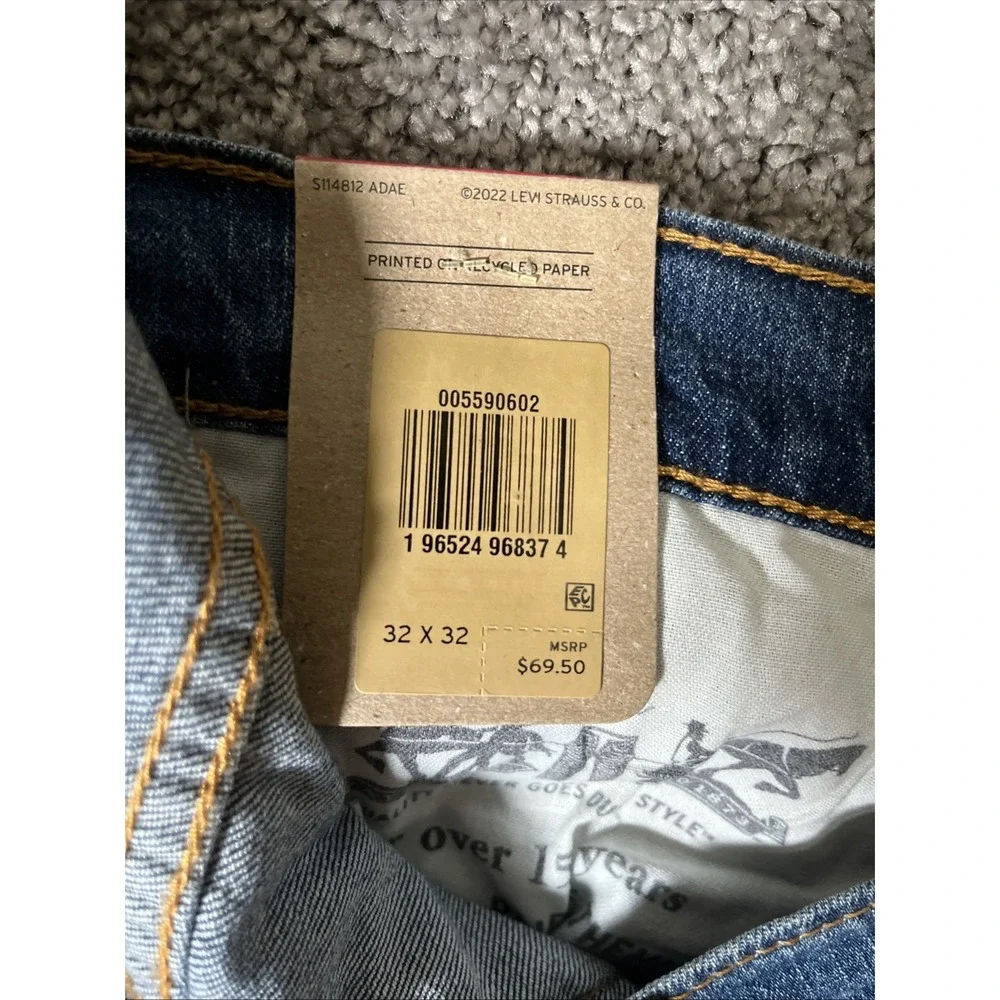 Levi 559 Relaxed Straight 32x 32 Stretch Jeans